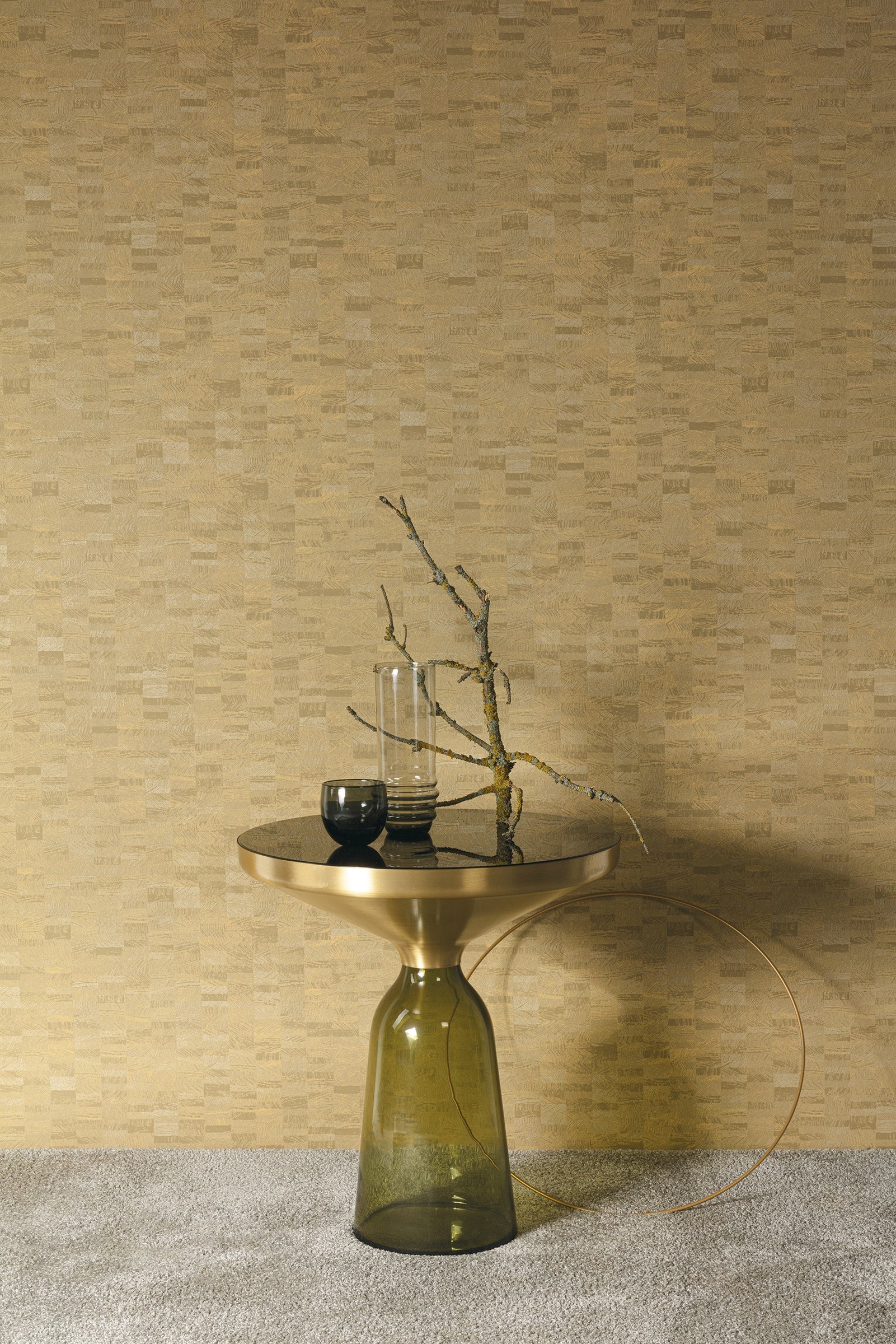 Masureel behang Daphne Sunset in interieur