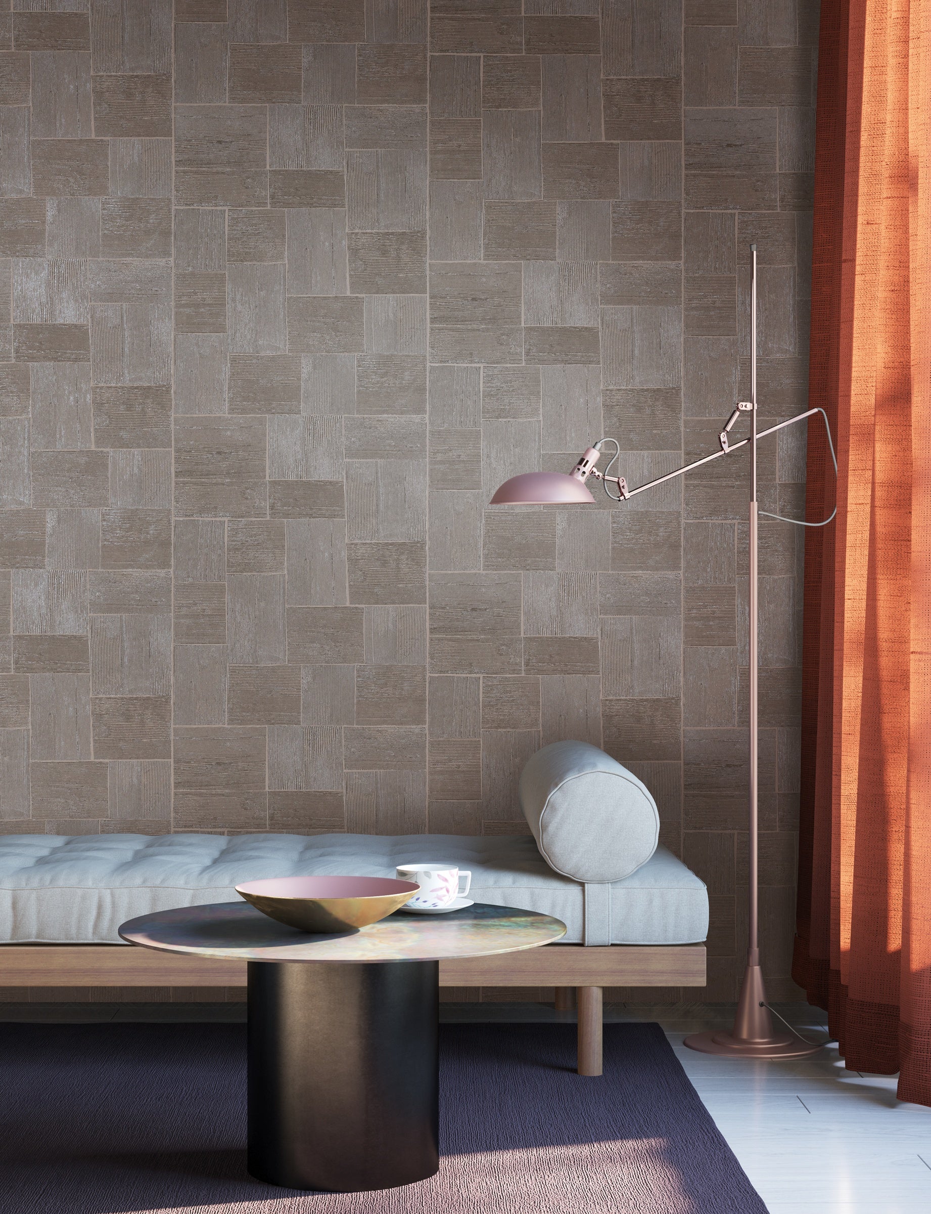 Masureel behang Giraldo Rock in interieur