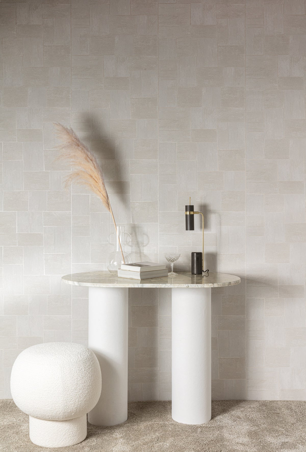 Masureel behang Giraldo Dew in interieur