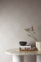 Masureel behang Asterion Angora in interieur