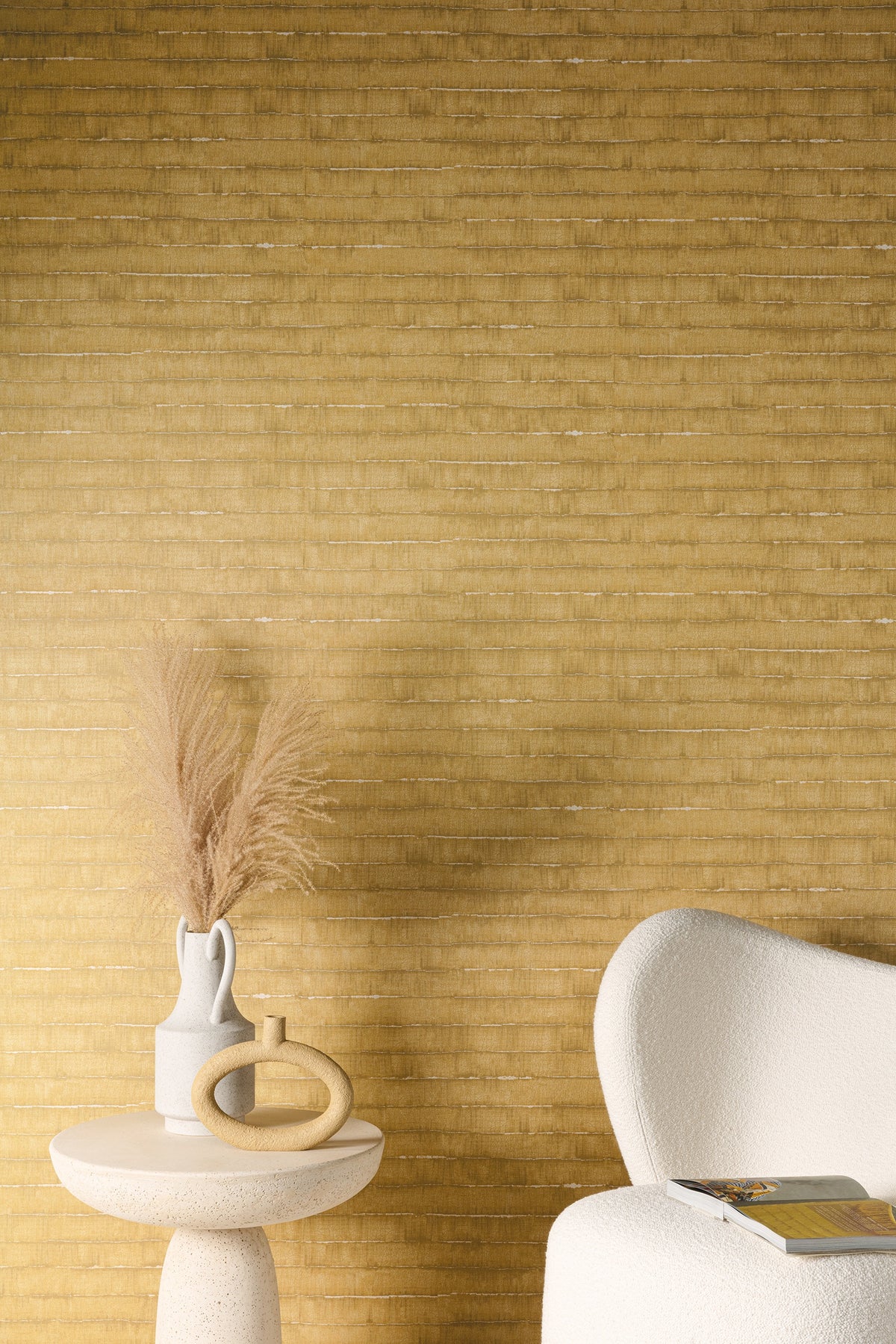 Masureel behang Tanin Sunset in interieur