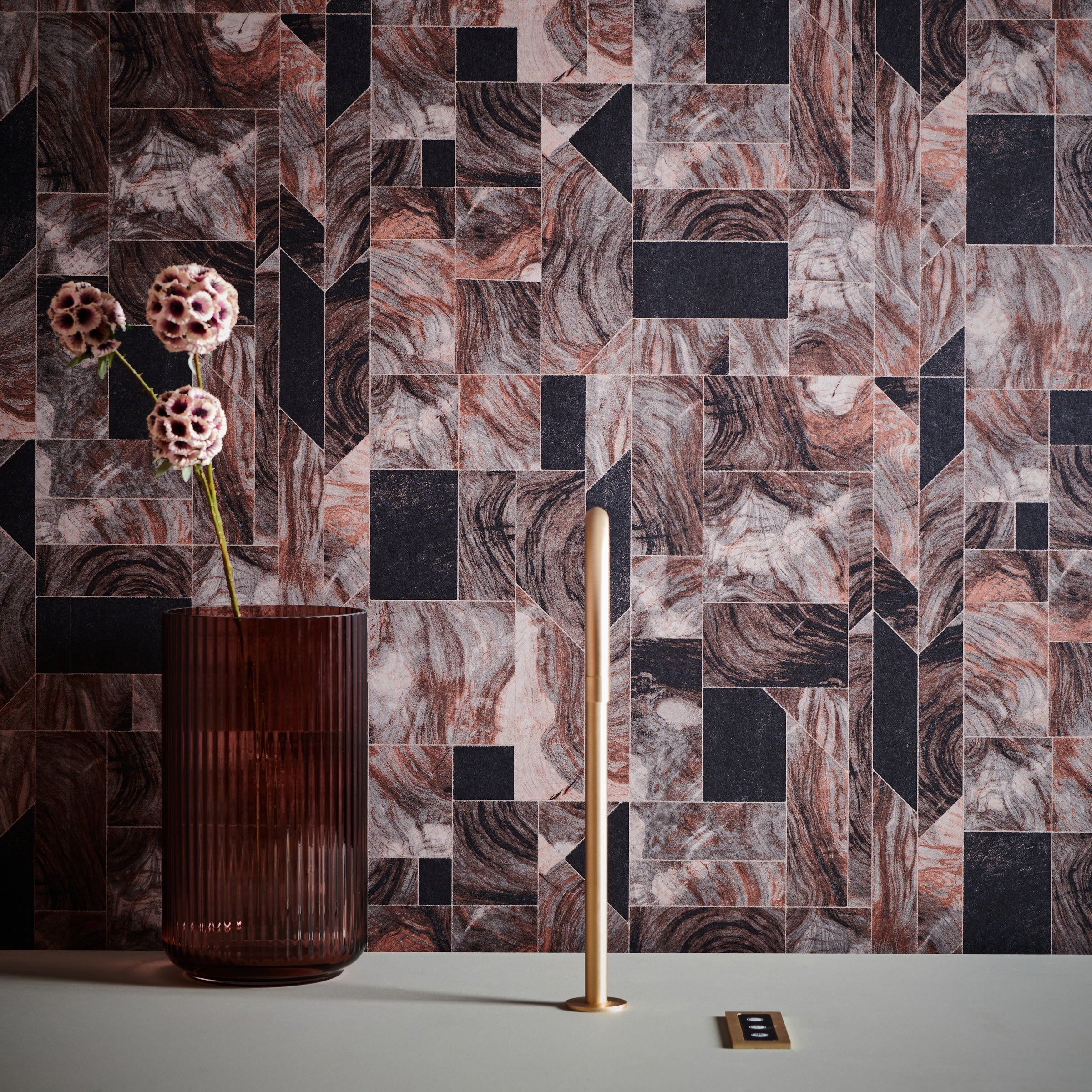 Masureel behang Theila Canyon in interieur