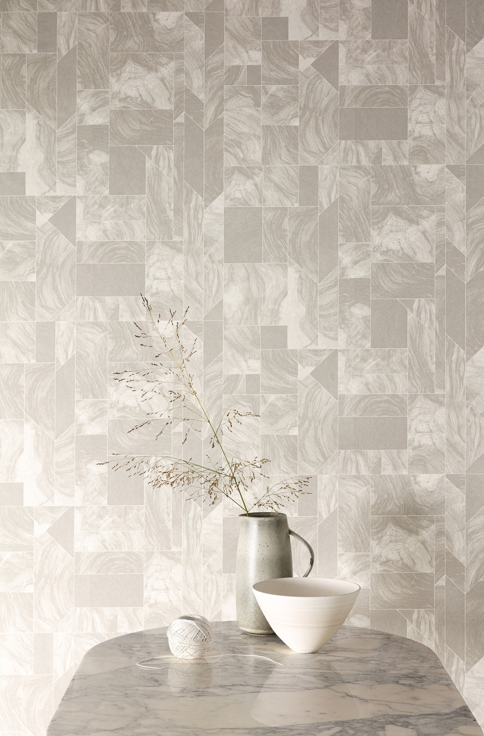 Masureel behang Theila Dew in interieur