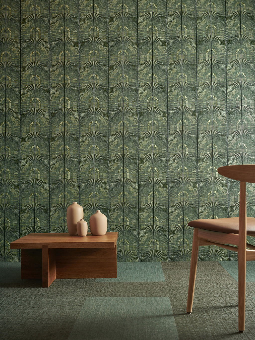 Masureel behang Apollo Forest in interieur