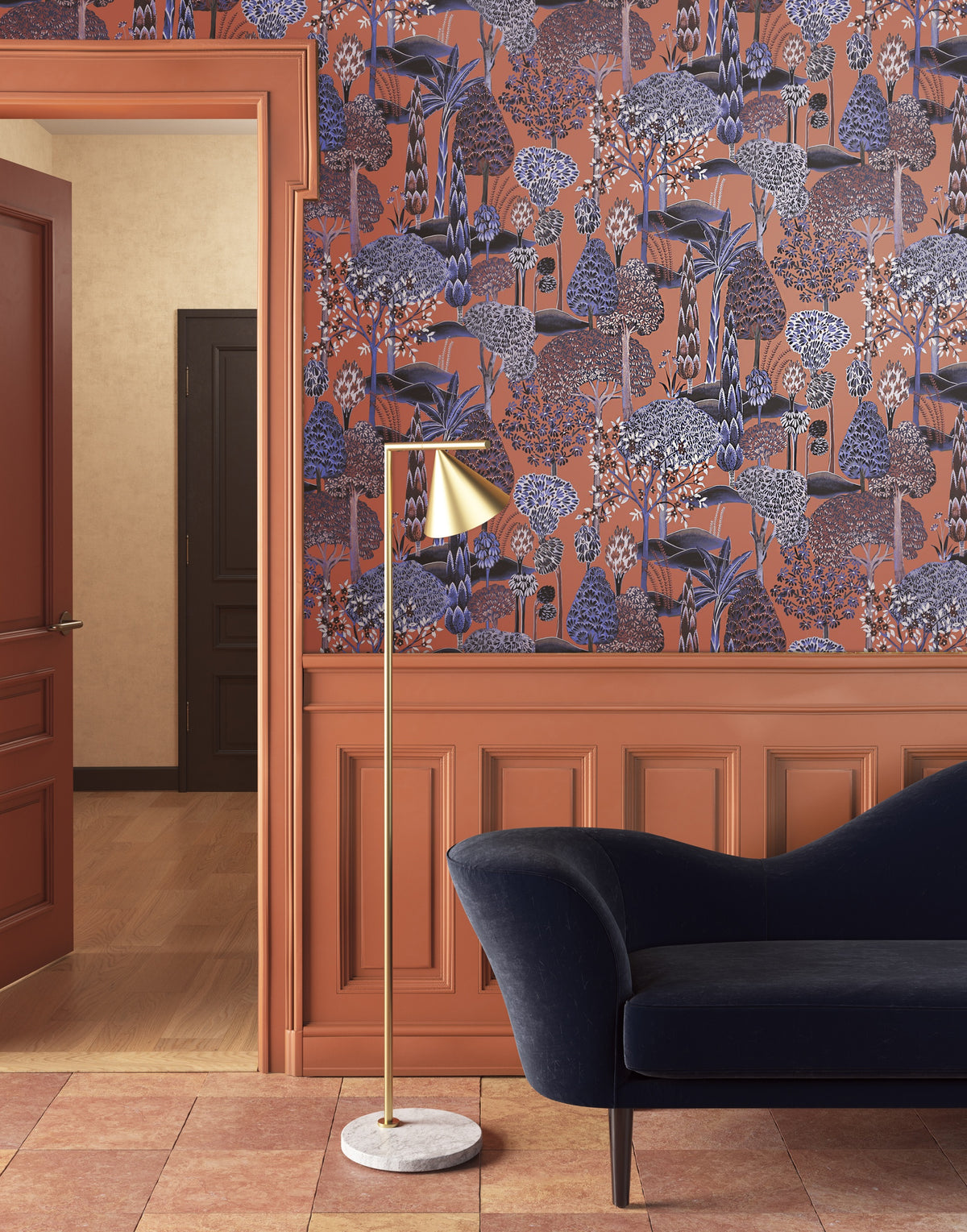 Masureel behang Viray Amparo in interieur