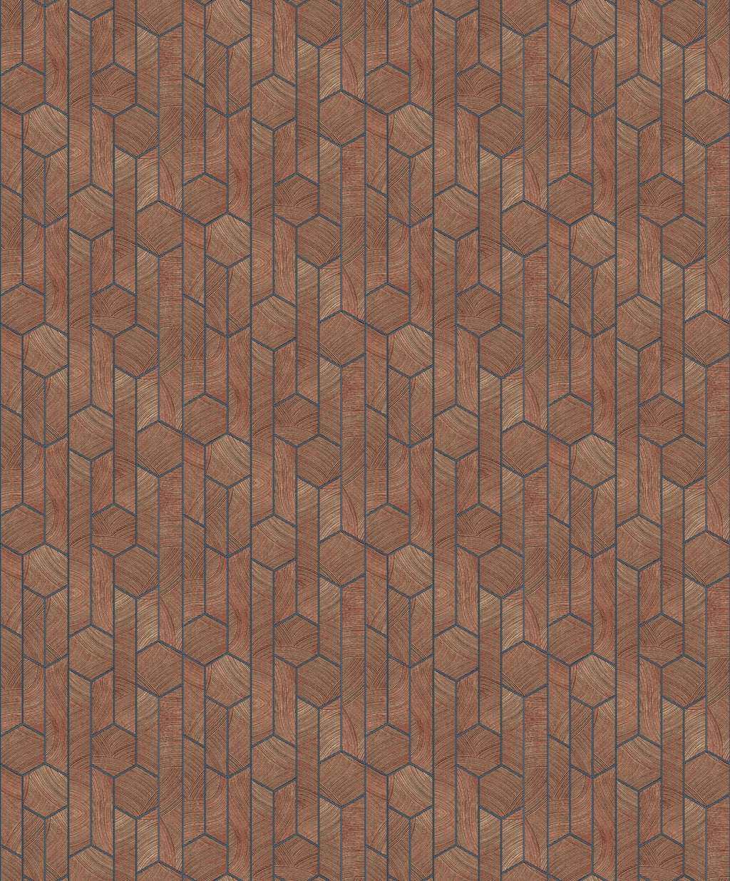 Masureel behang Kantha Rust