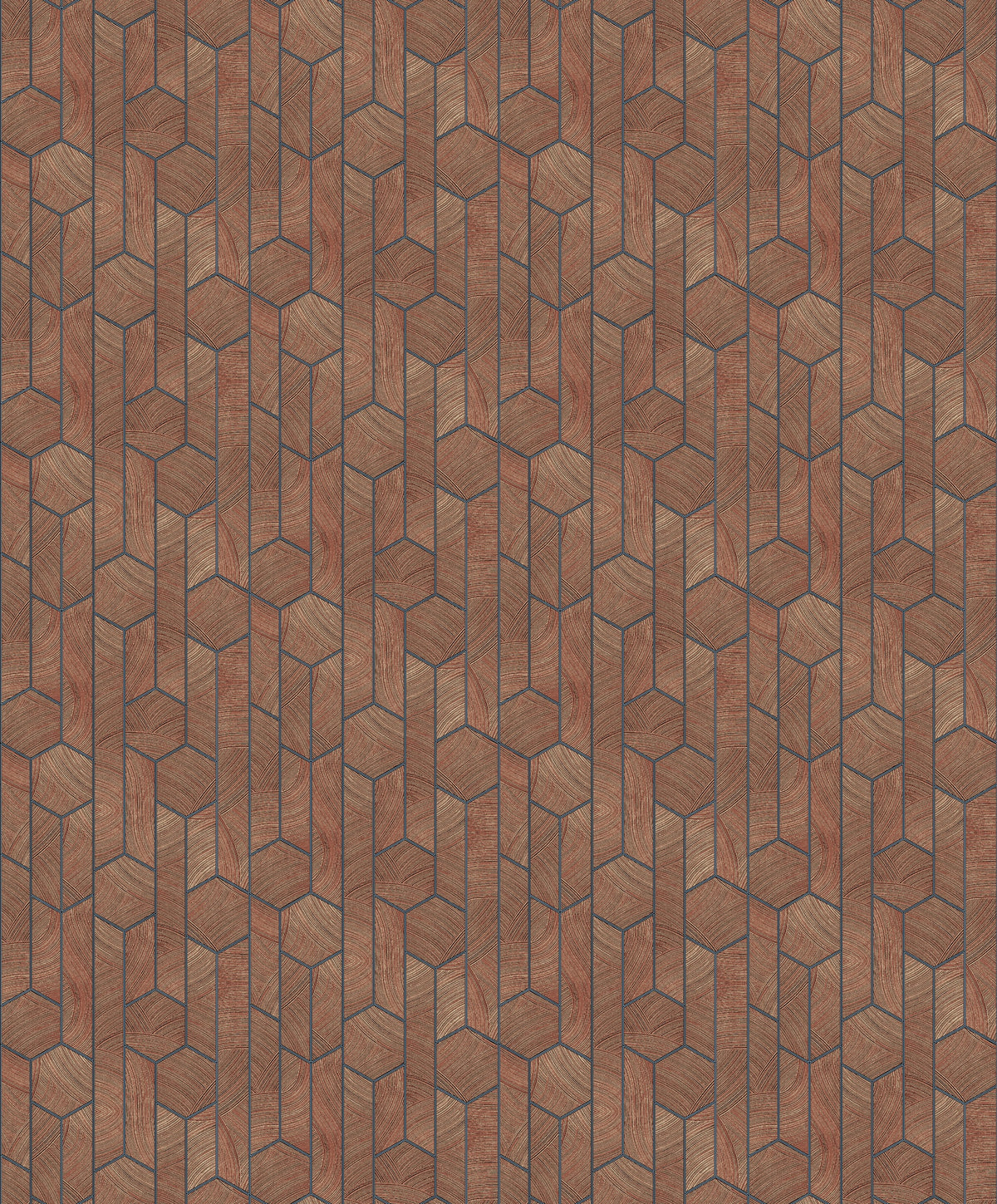 Masureel behang Kantha Rust