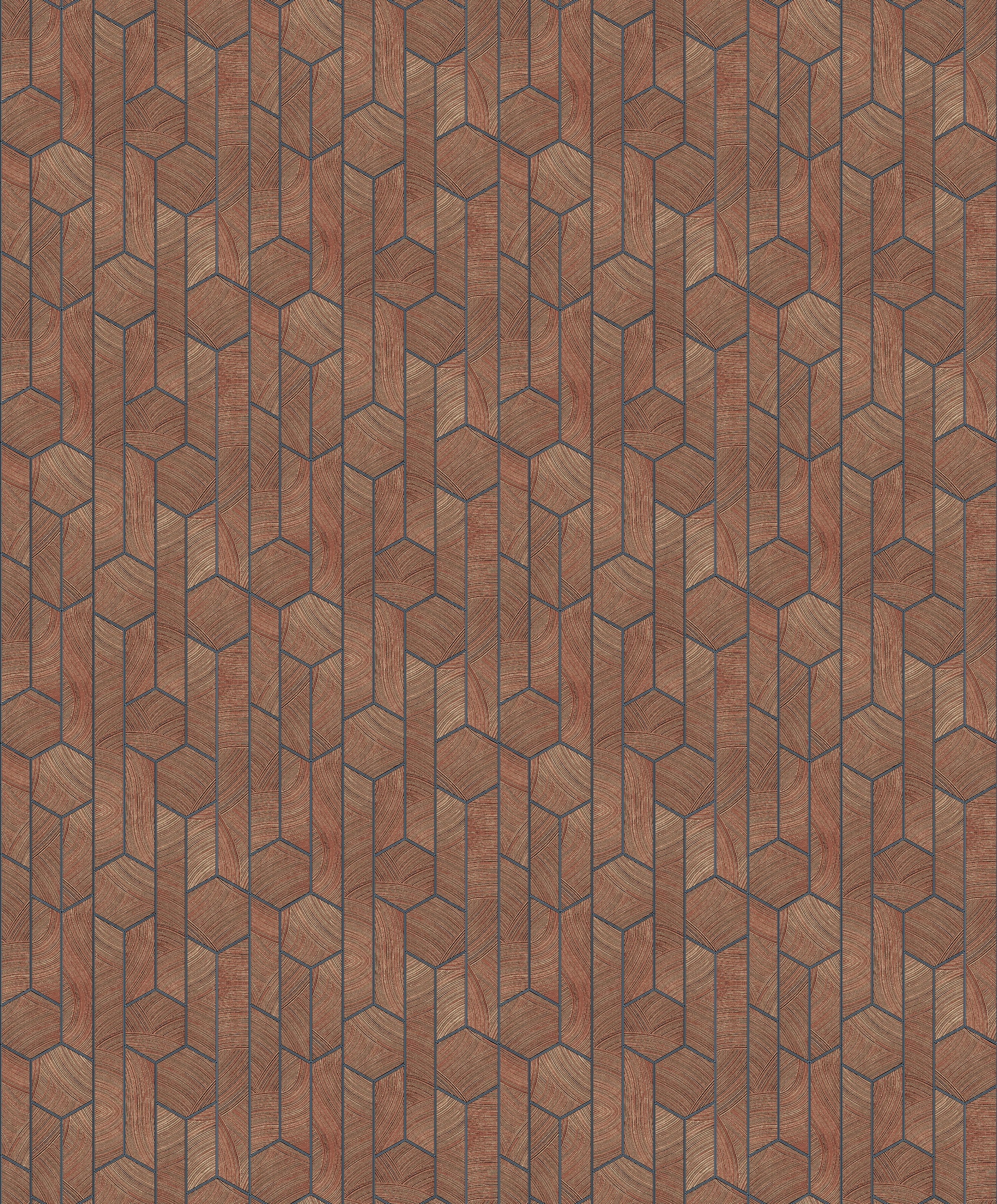 Masureel behang Kantha Rust