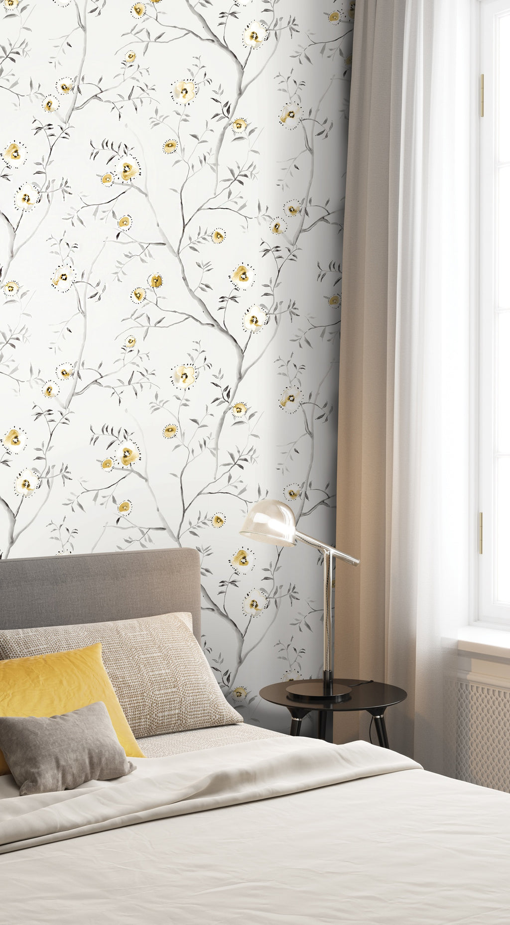 Masureel behang Sari Gold in interieur