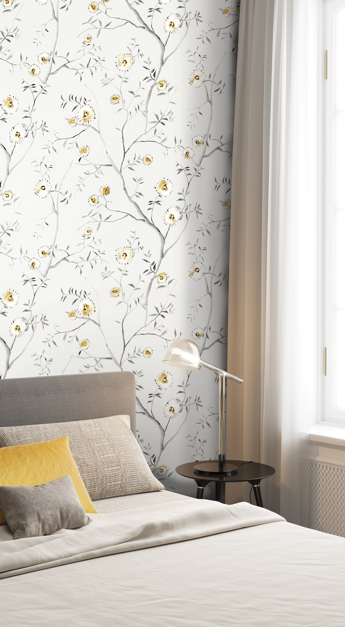 Masureel behang Sari Gold in interieur