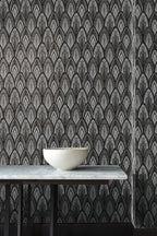 Masureel behang Dabu Caviar in interieur