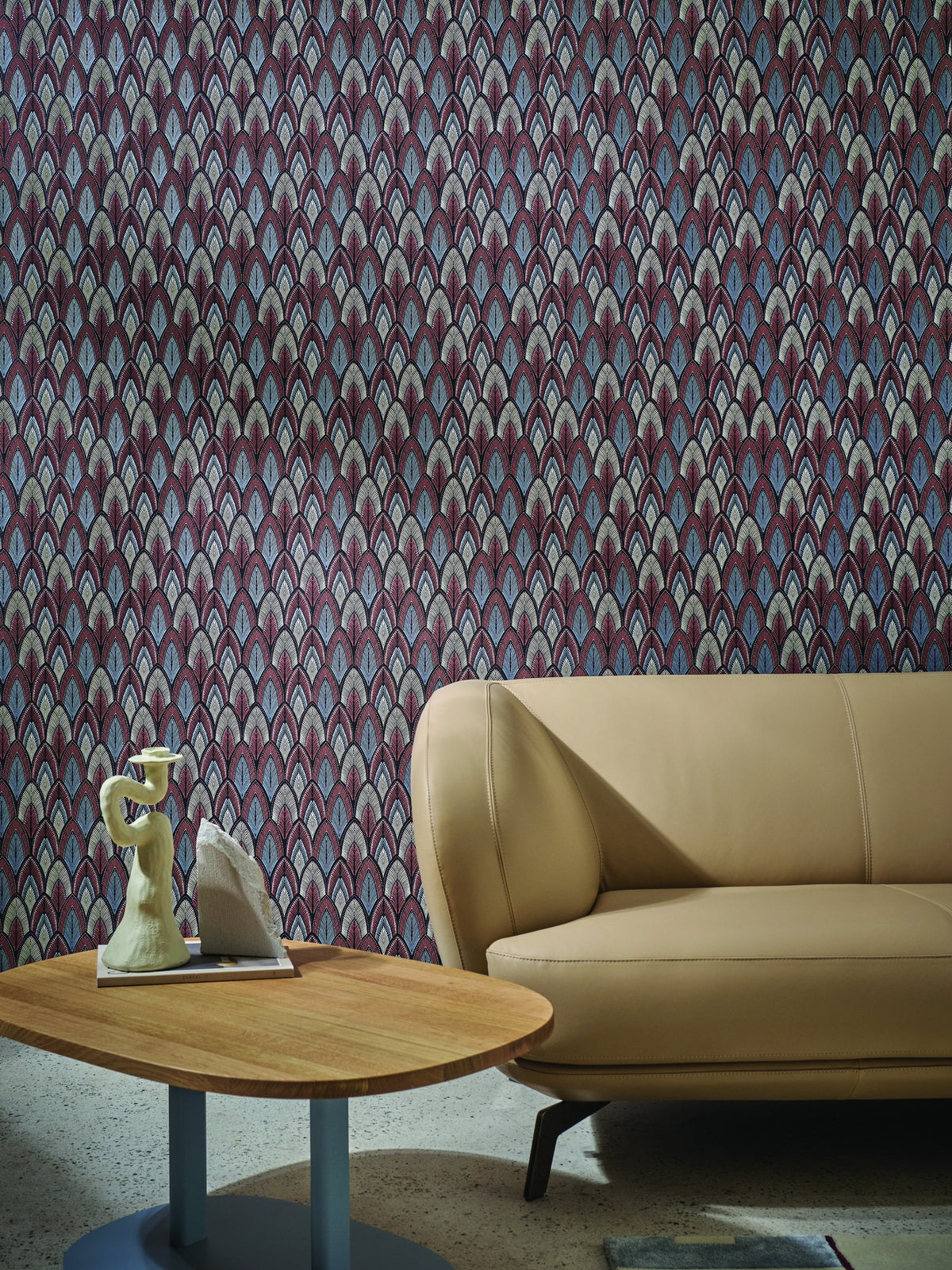 Masureel behang Dabu Arona in interieur