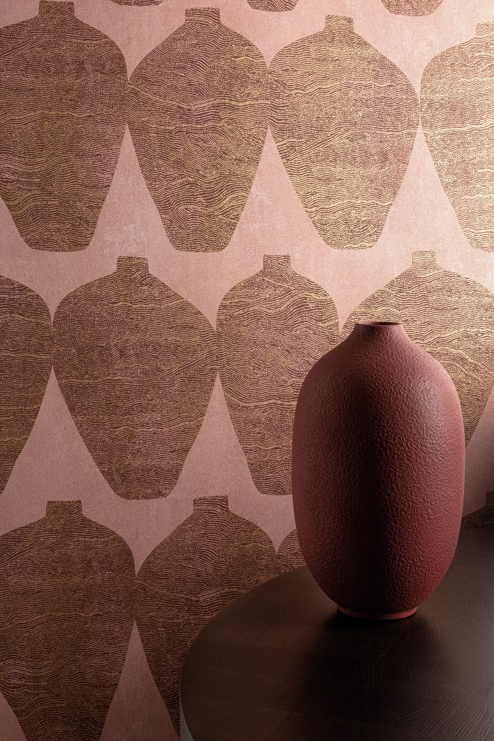 Masureel behang Hemia Sunset in interieur