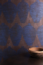 Masureel behang Hemia Indigo in interieur