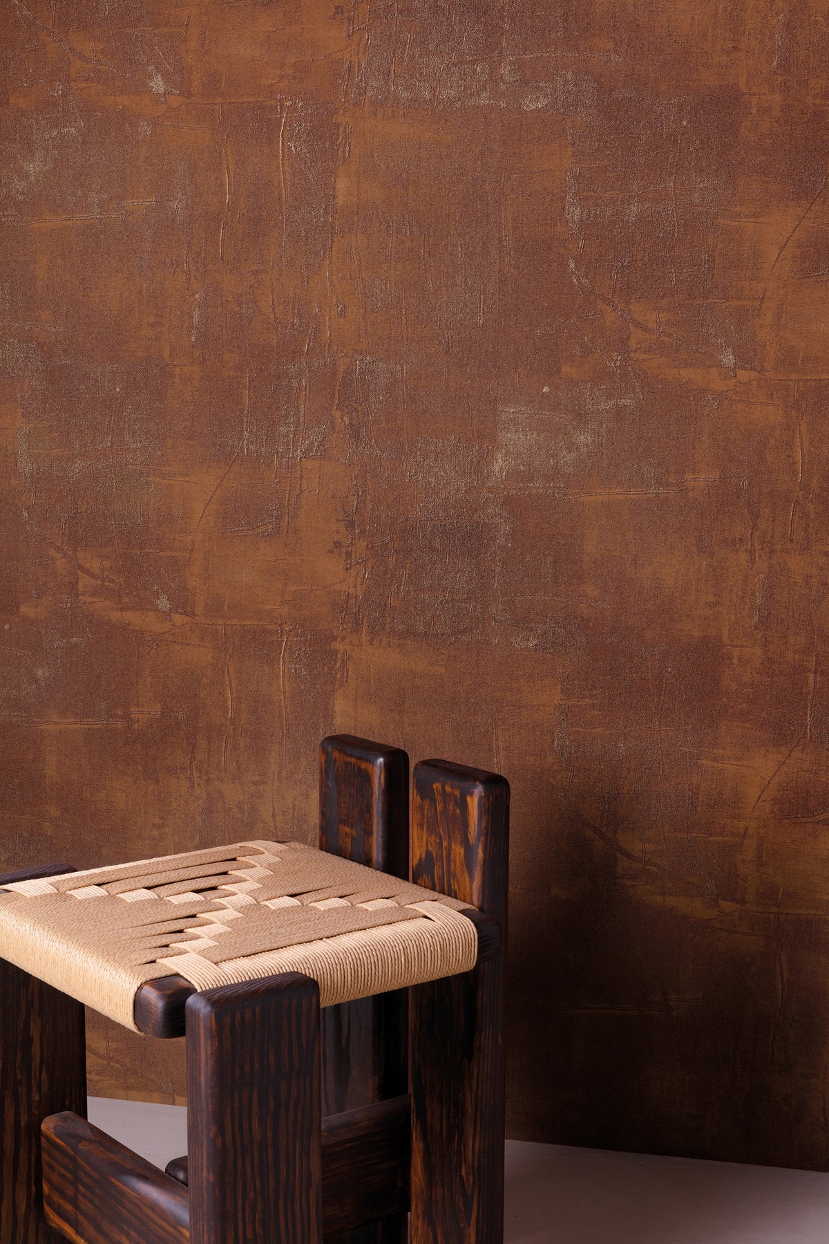 Masureel behang Crush Terra in interieur