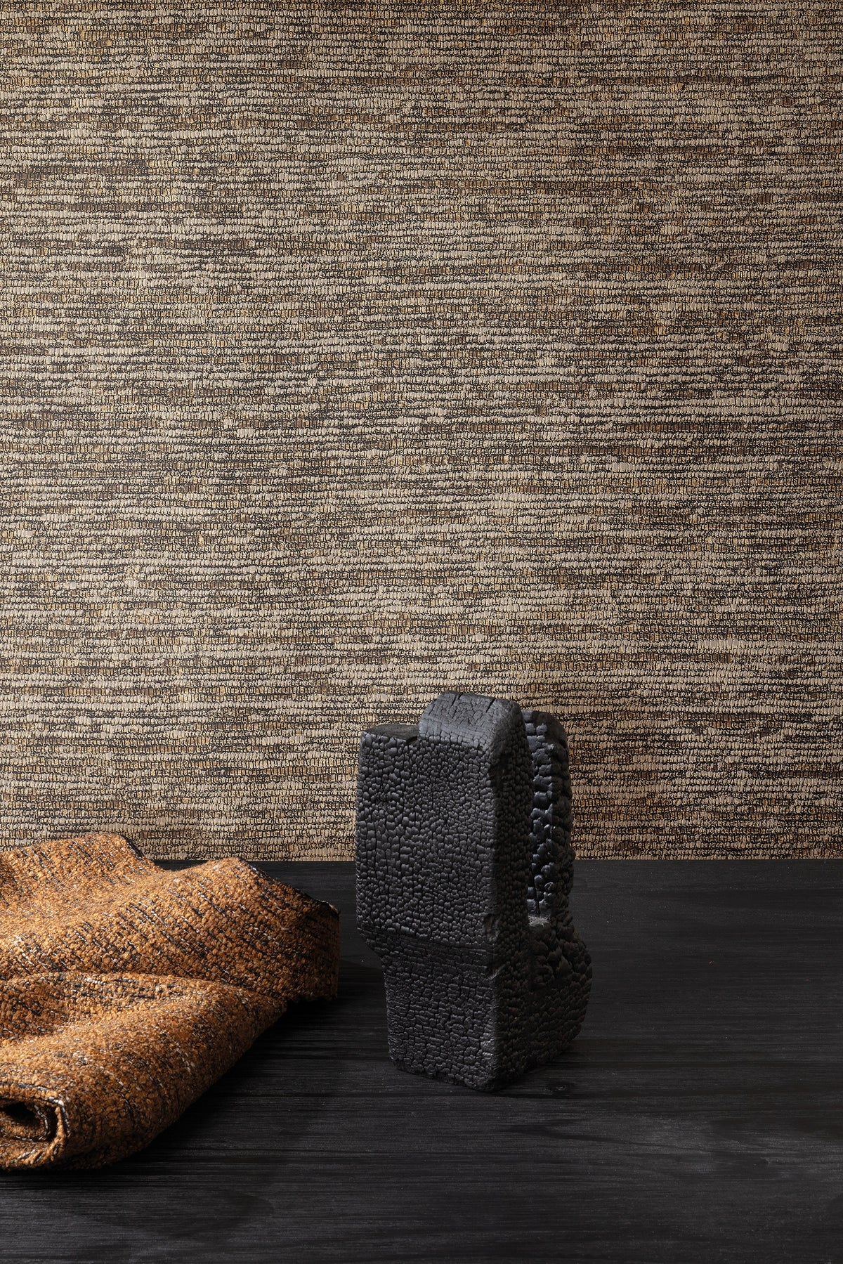 Masureel behang Tessura Brown in interieur