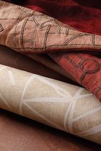 Masureel behang Bogolan Skin, detail van het behang
