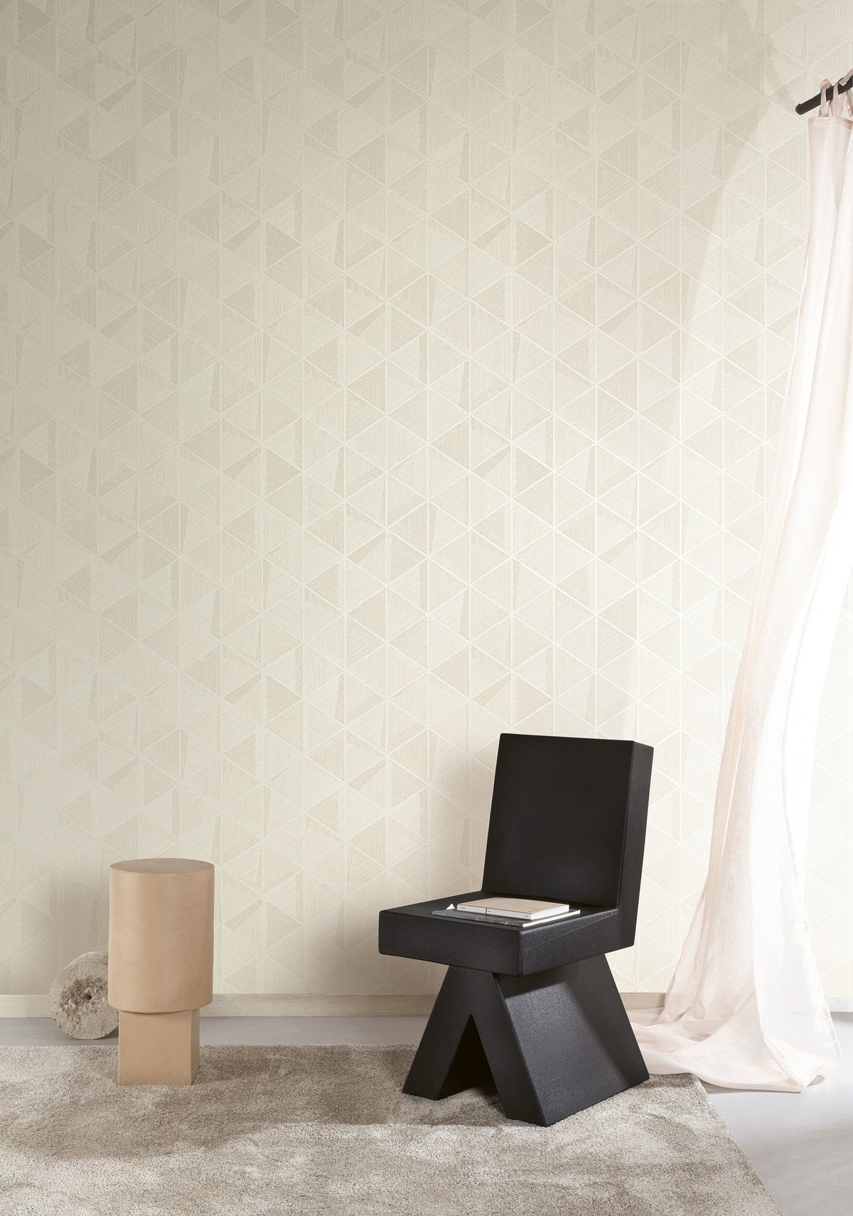 Masureel behang Gisuke Oyster in interieur