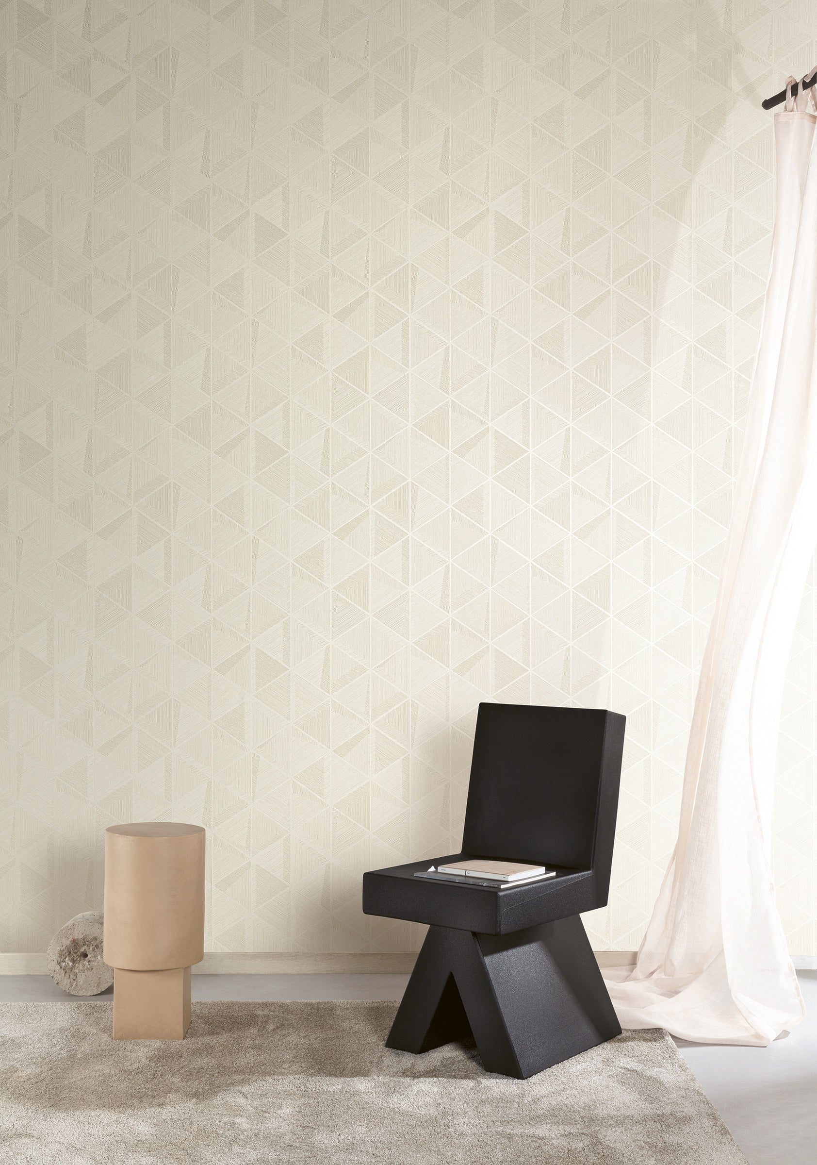 Masureel behang Gisuke Oyster in interieur