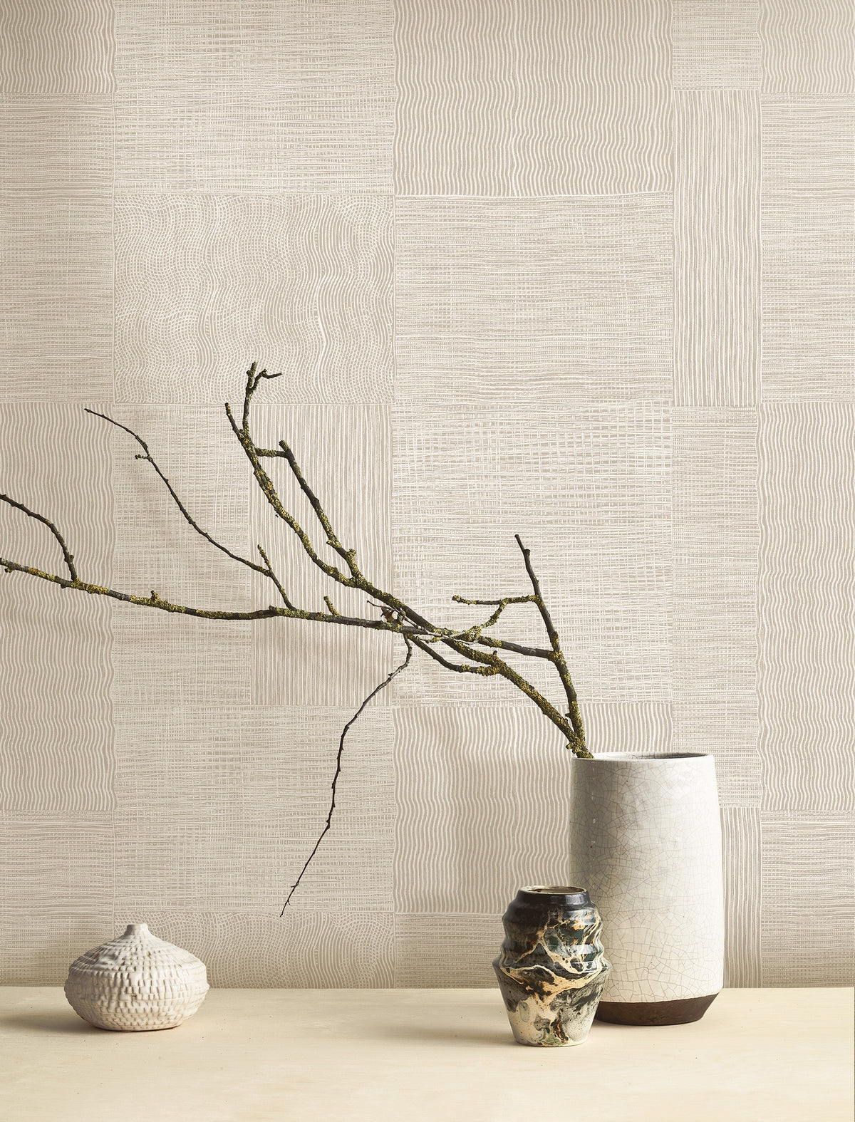 Masureel behang Traces Sand in interieur