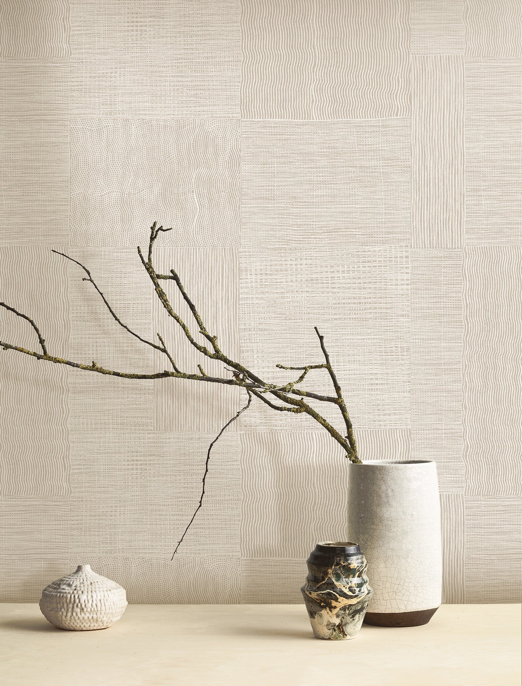 Masureel behang Traces Sand in interieur