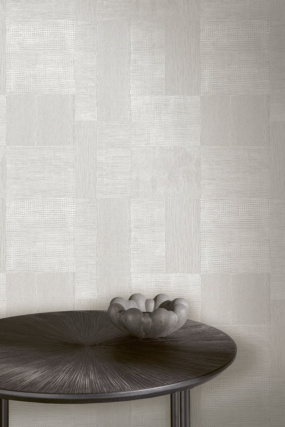 Masureel behang Traces Linen in interieur