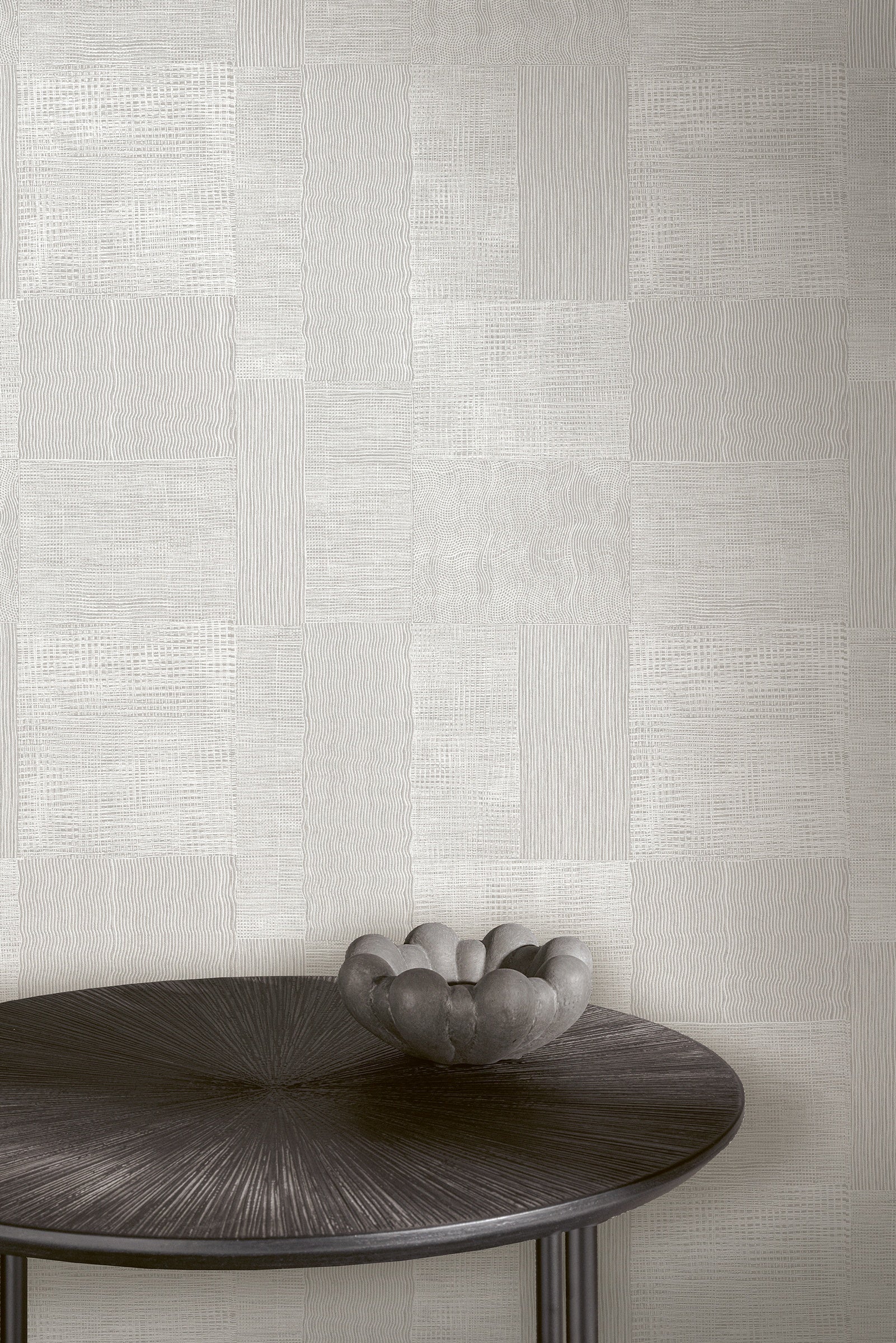 Masureel behang Traces Linen in interieur