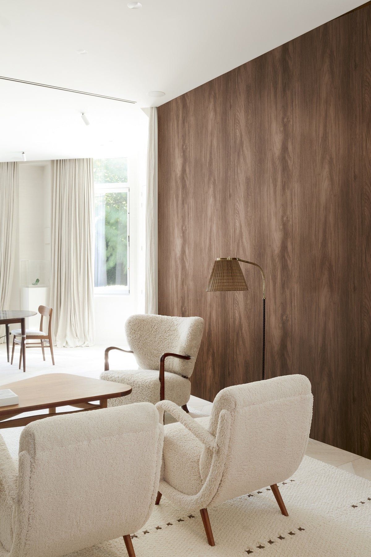 Masureel behang Sugi Hazel in interieur