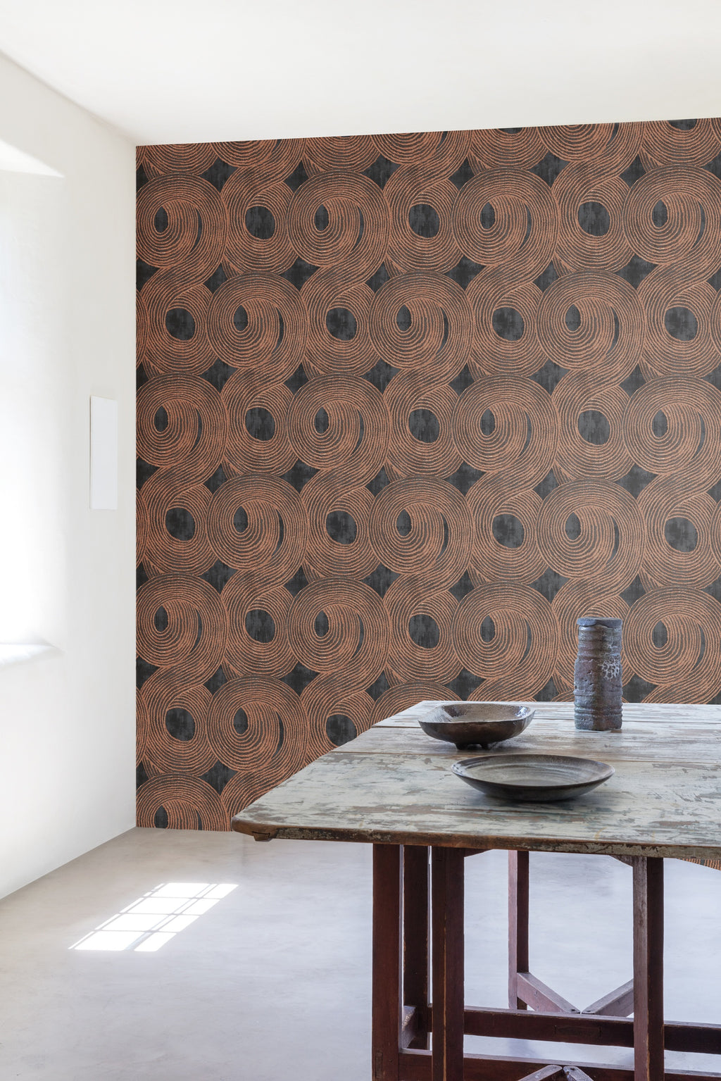 Masureel behang Ohin Slate in interieur