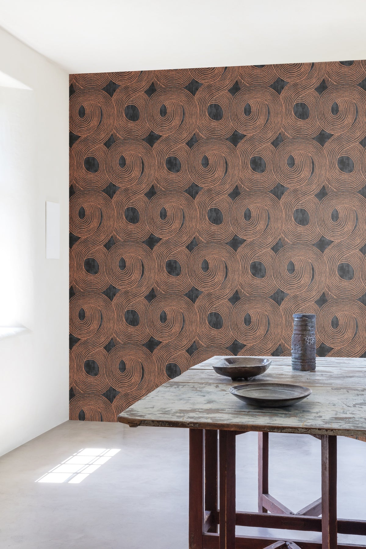 Masureel behang Ohin Slate in interieur