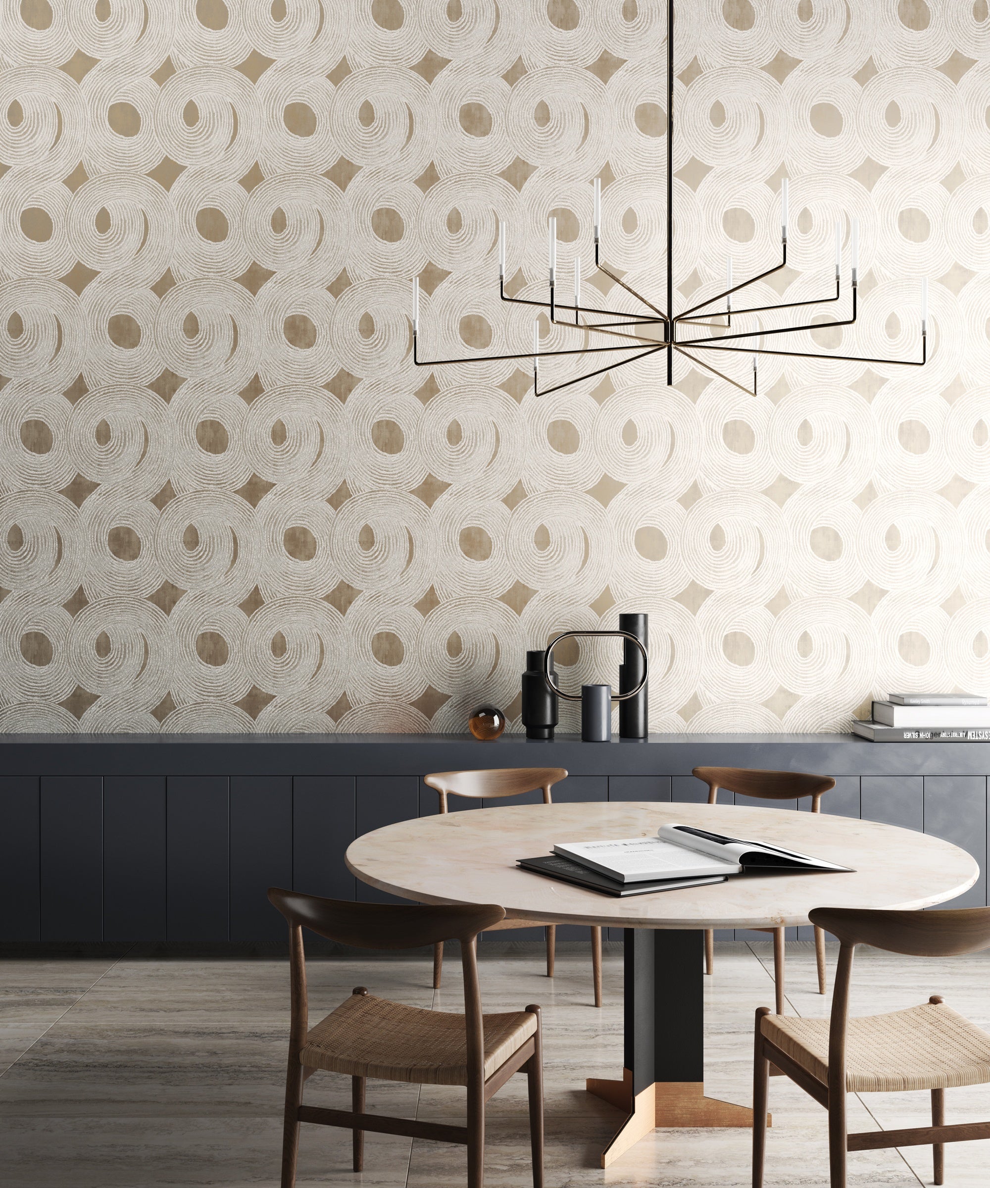 Masureel behang Ohin Desert in interieur