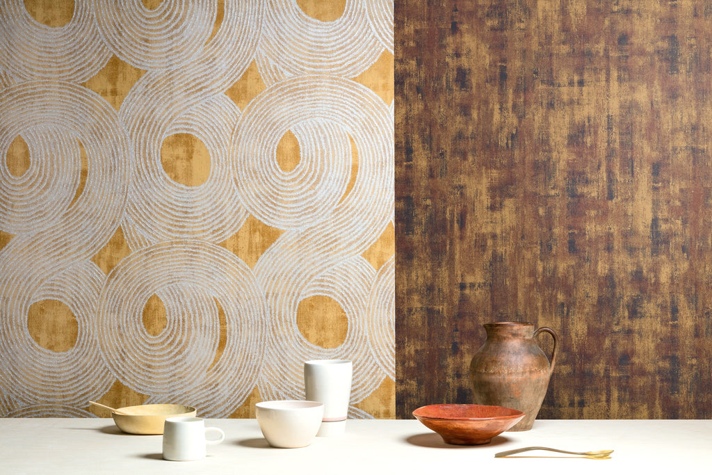 Masureel behang TRI904 Ohin in interieur
