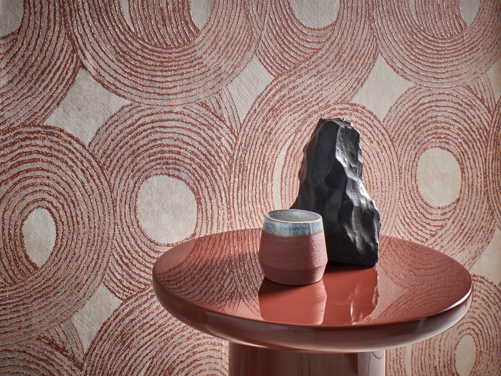 Masureel behang Ohin Hazel in interieur