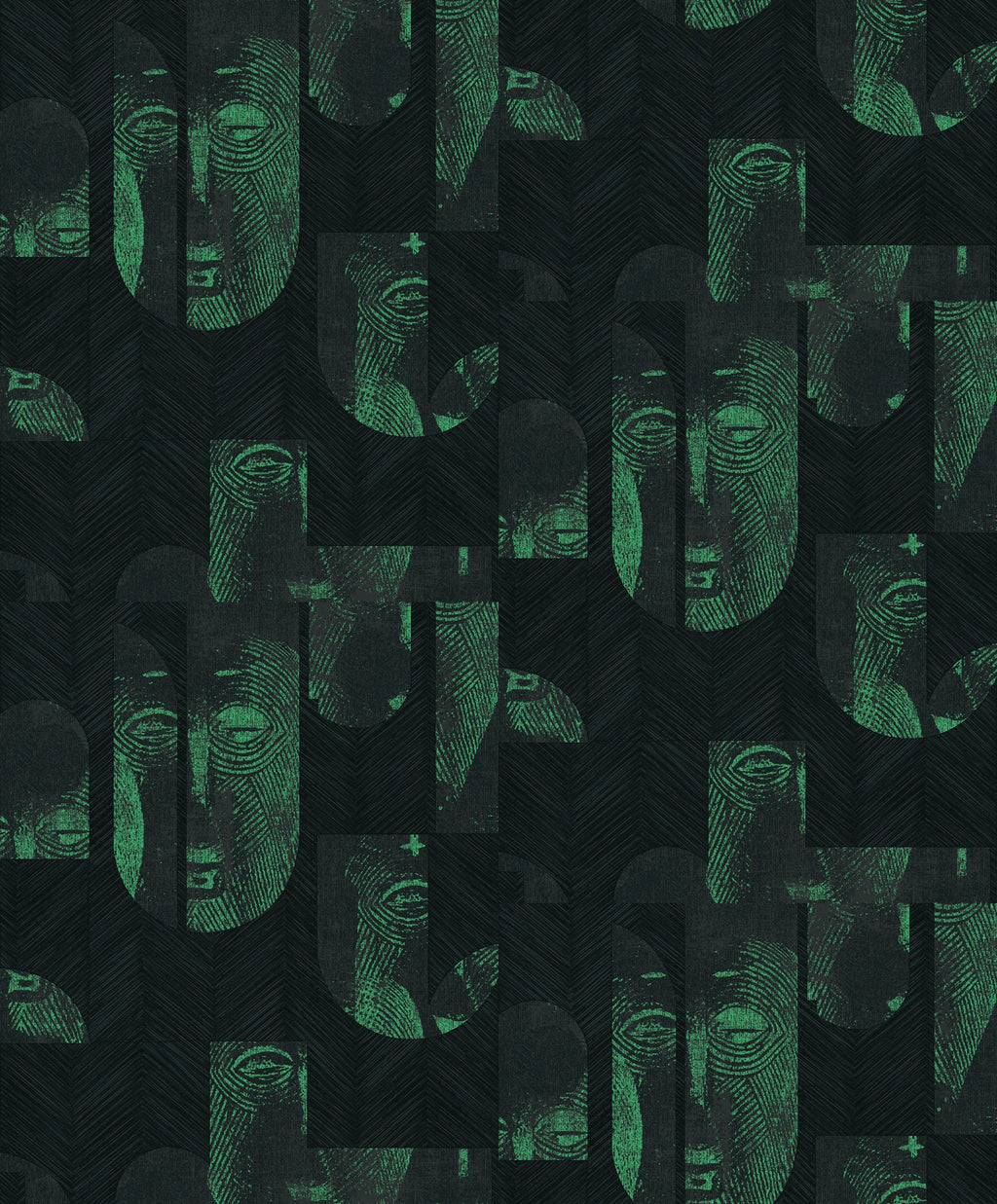 Masureel behang Mask Jungle