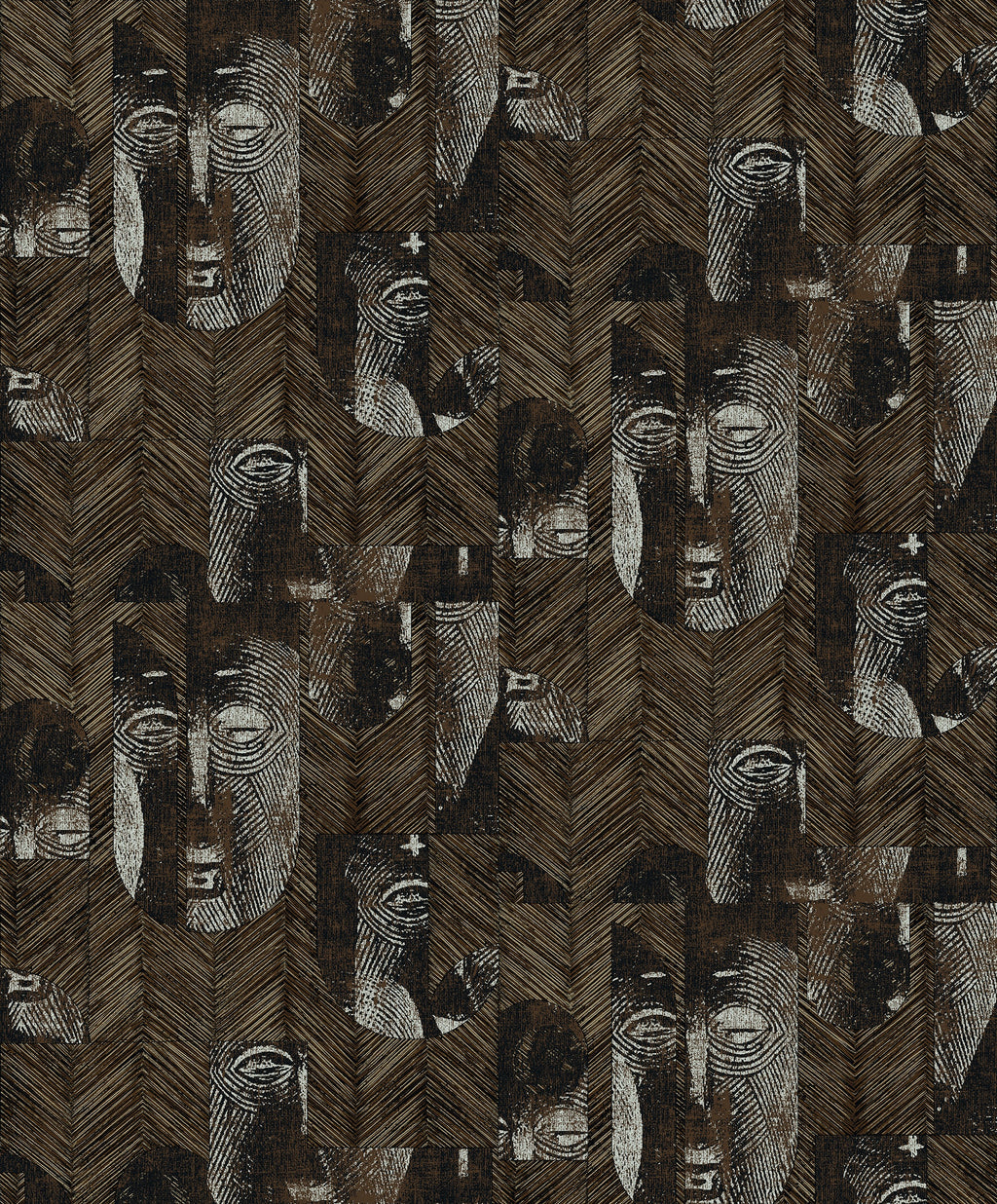Masureel behang Mask Bamboo