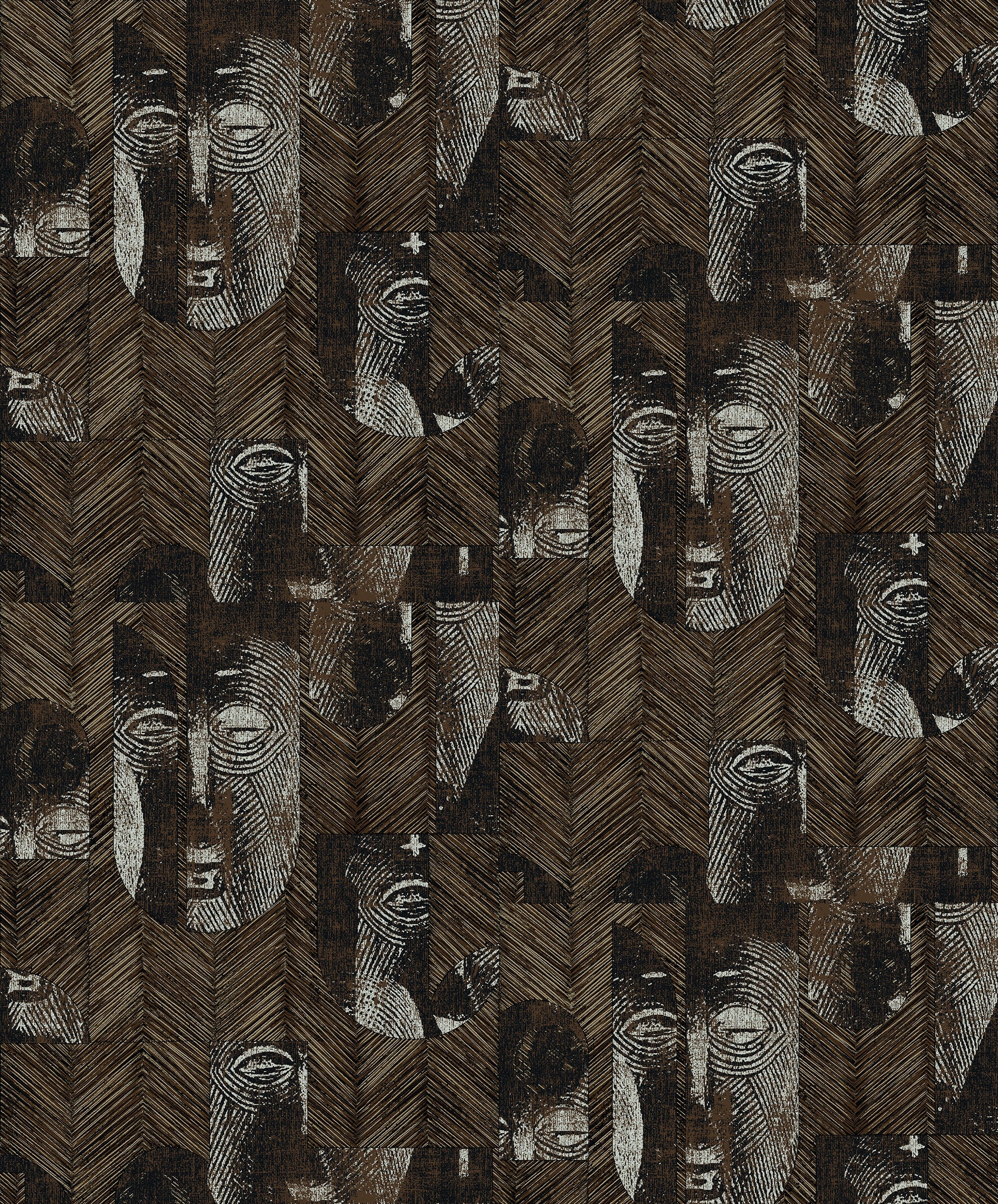Masureel behang Mask Bamboo