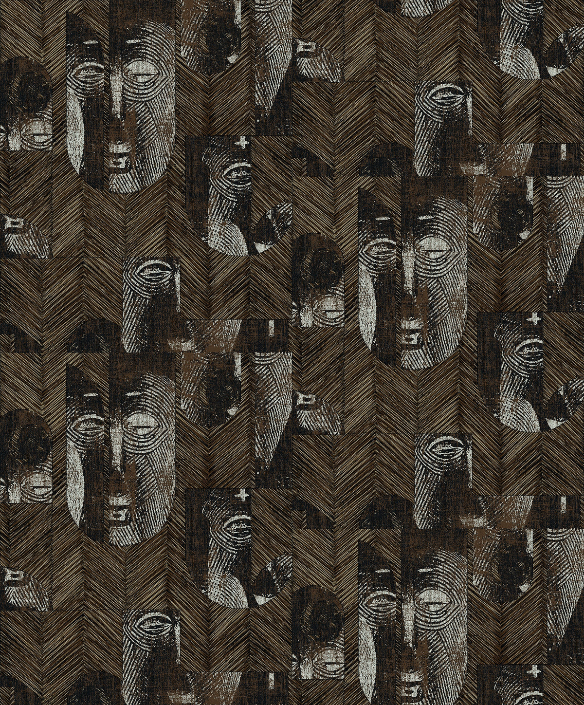Masureel behang Mask Bamboo