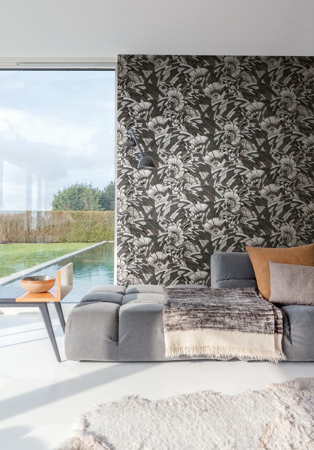 Masureel behang Bali Night in interieur