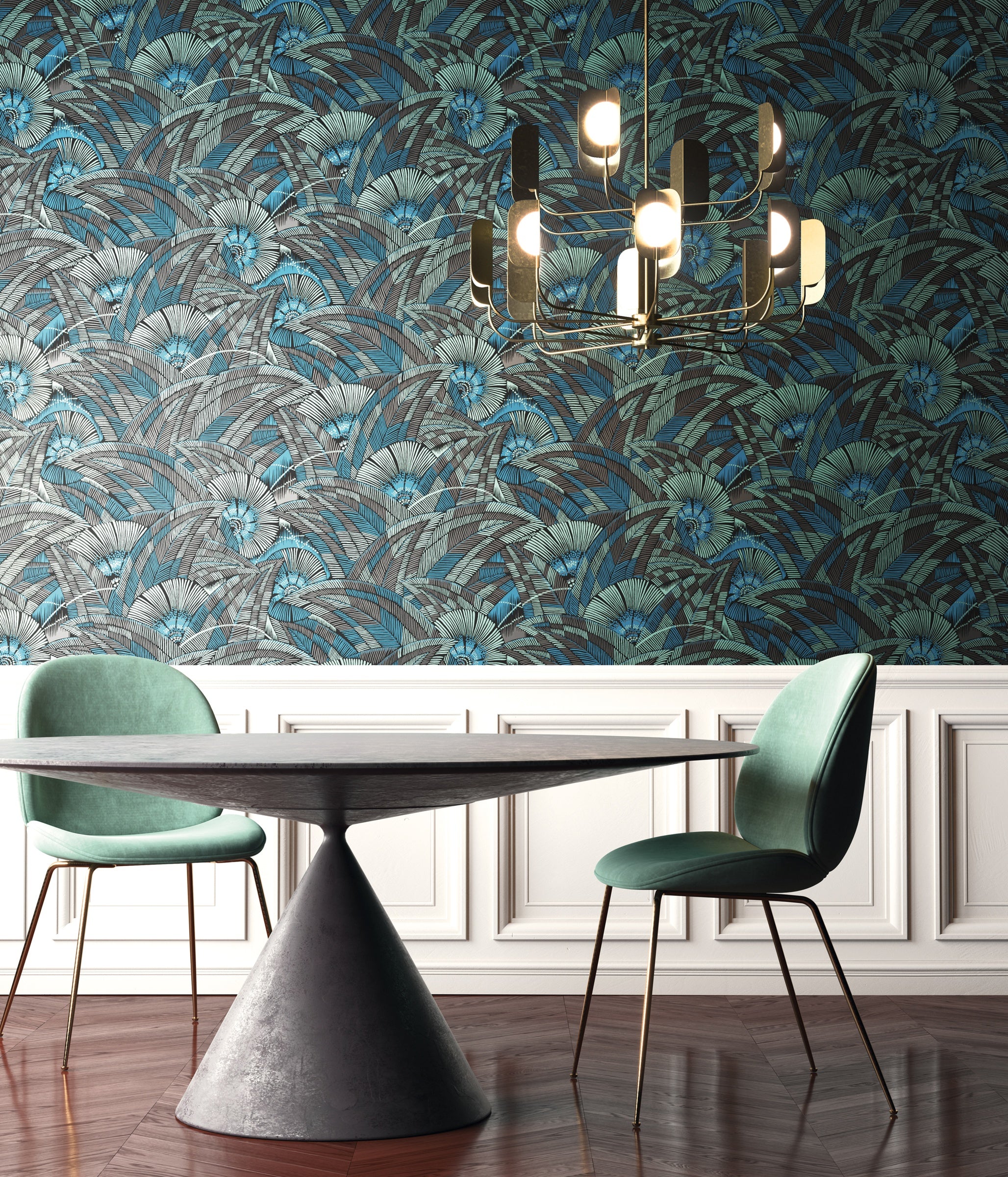 Masureel behang Bali Jungle in interieur