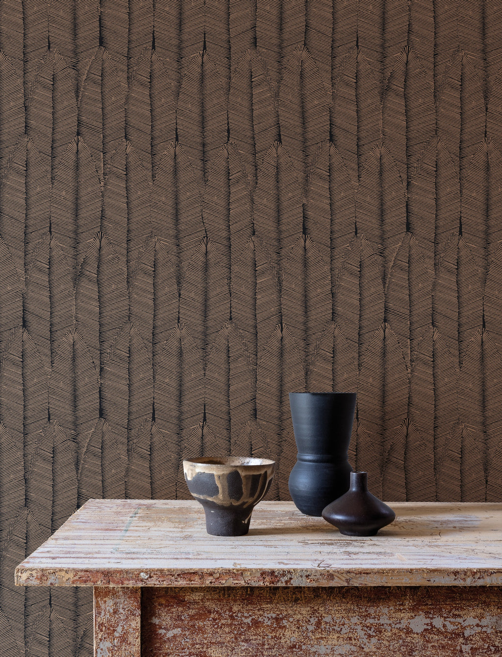 Masureel behang Ayo Bison in interieur