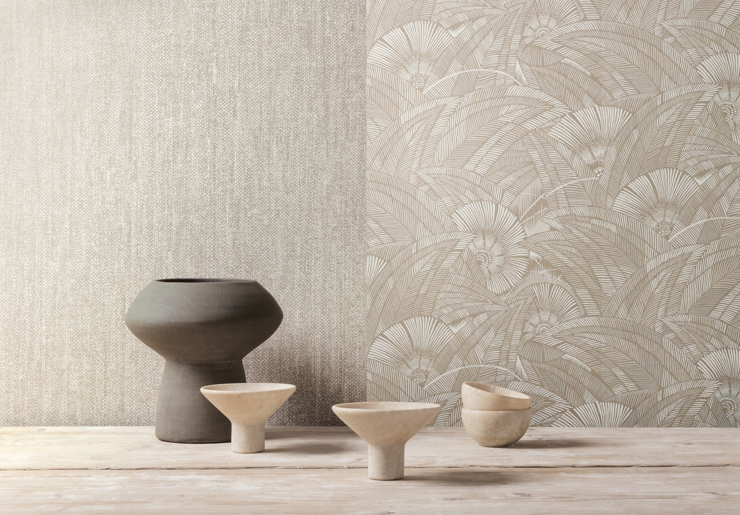 Masureel behang TRI407 Uba in interieur