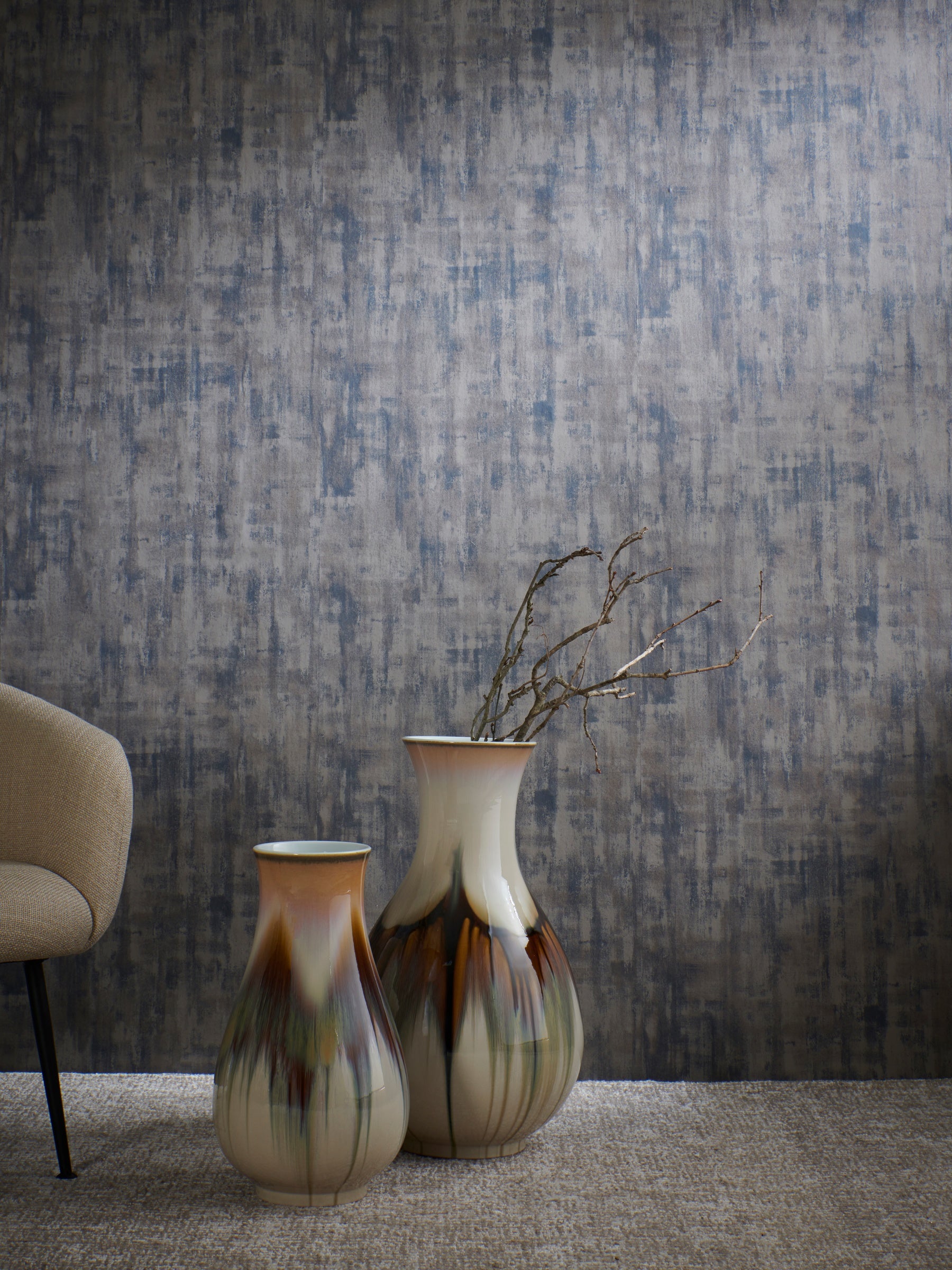 Masureel behang Gideki Cinder in interieur