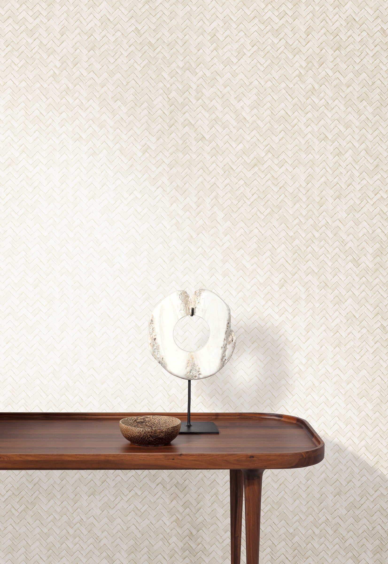 Masureel behang Kagome Moonbeam in interieur