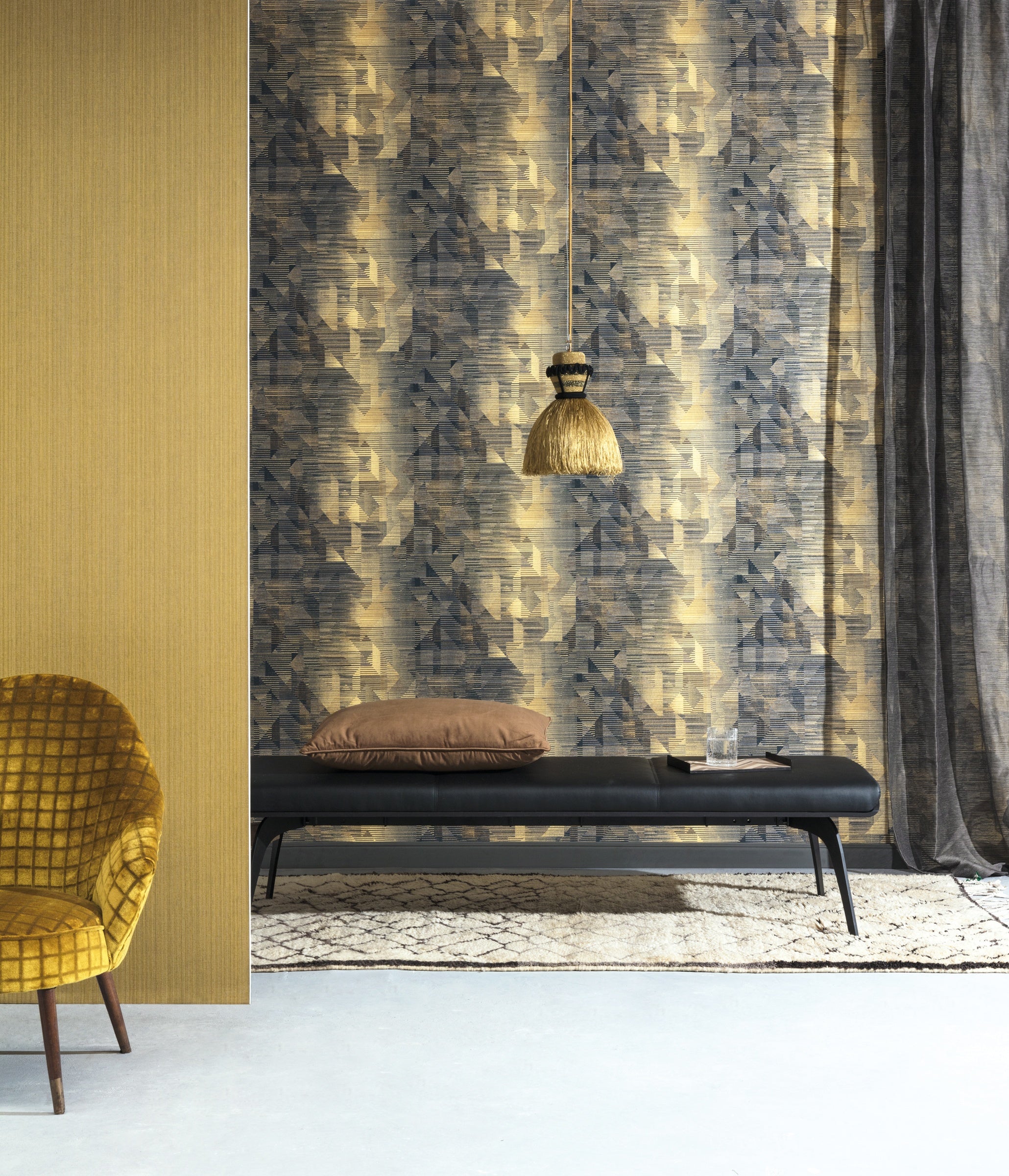 Masureel behang 601 Naxos in interieur