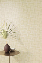 Masureel behang Olan Olive in interieur