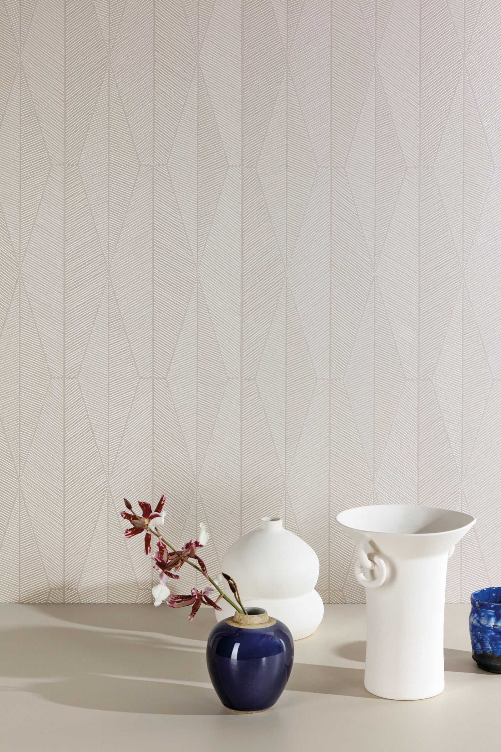 Masureel behang Ari Taupe in interieur