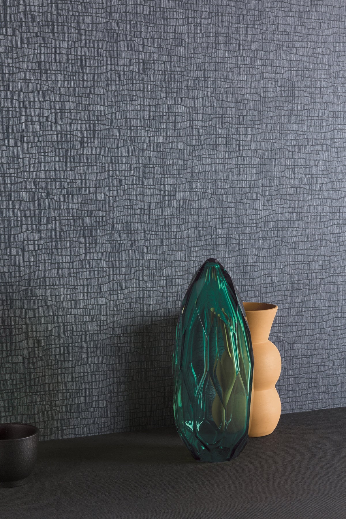 Masureel behang Metta Slate in interieur
