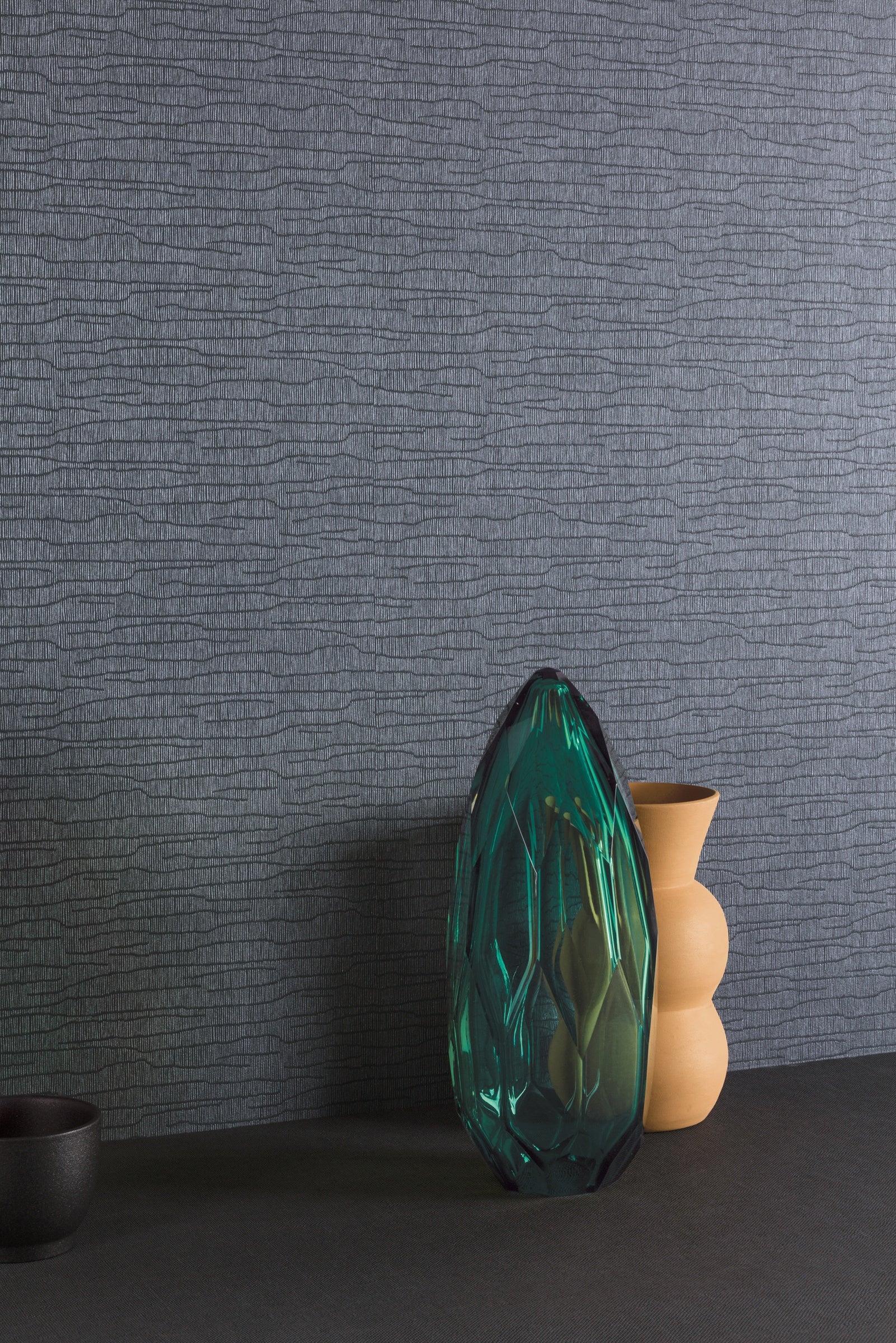 Masureel behang Metta Slate in interieur