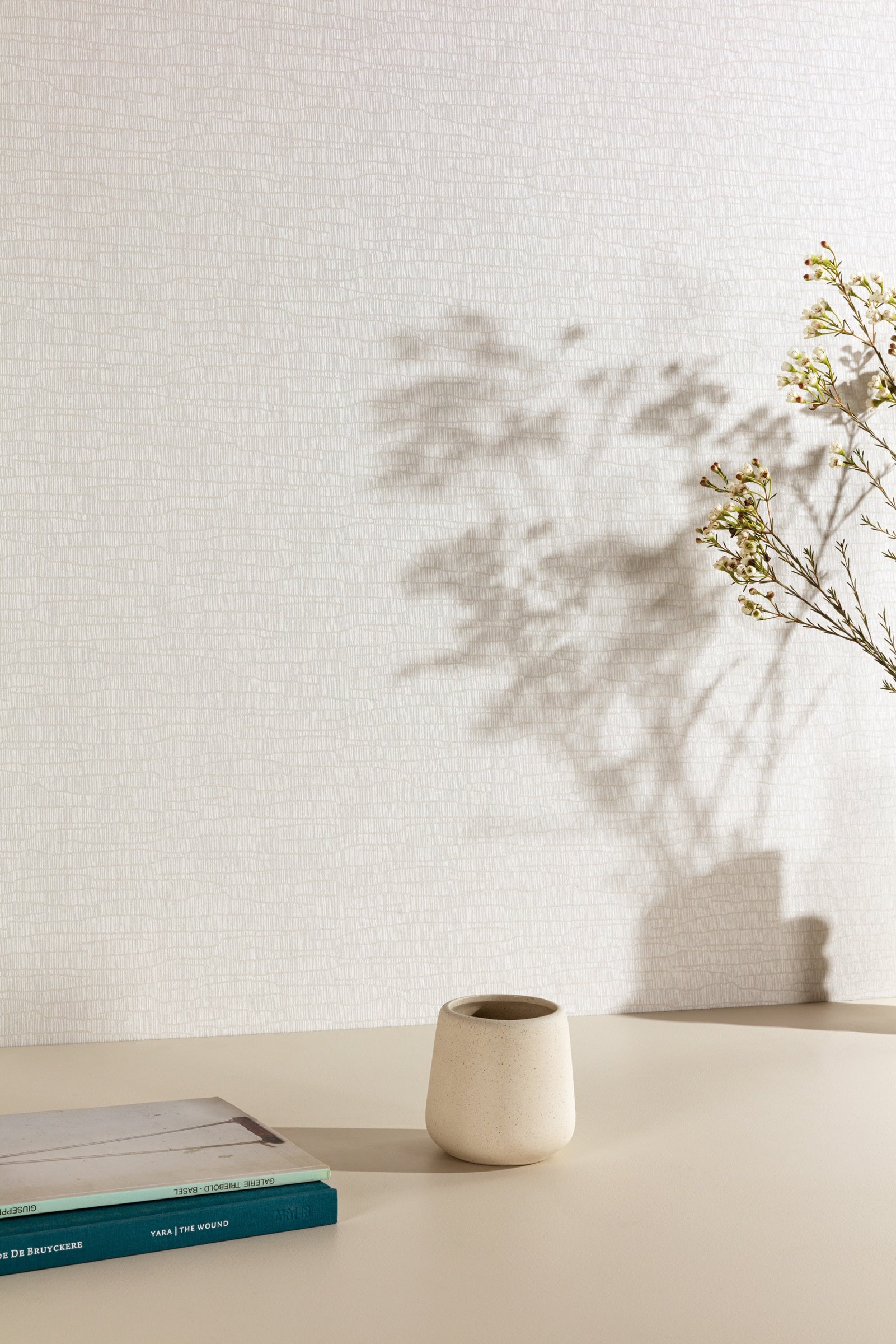 Masureel behang Metta Pearl in interieur