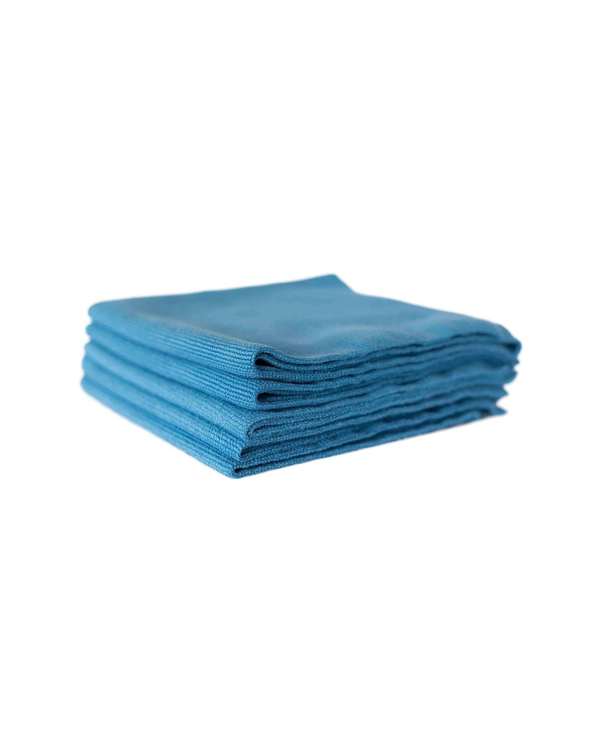 Microvezeldoek 40 x 40 cm - Blauw - 5 stuks - productfoto